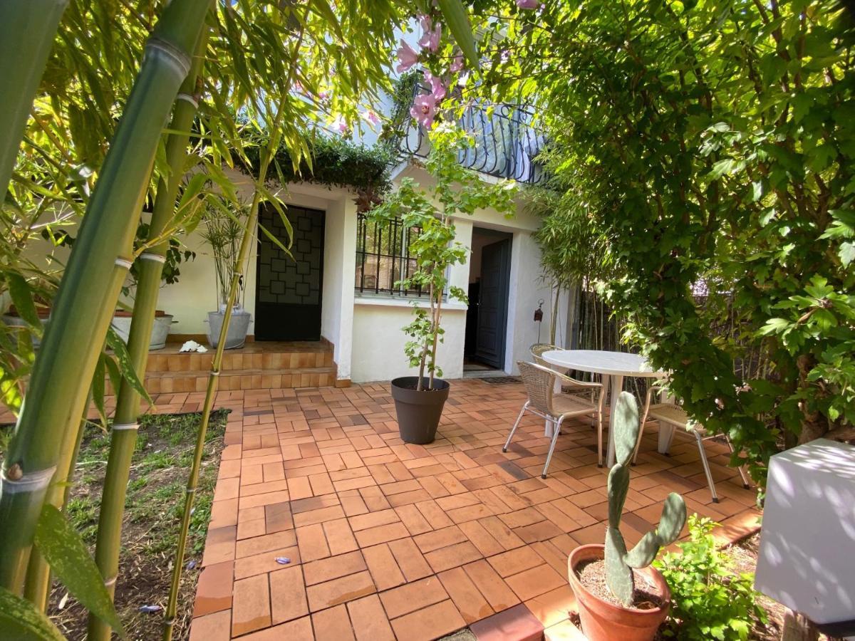 Appartement Grand studio de 38m2 et cour indépendante de 25m2 dont wifi et Netflix à Montpellier Extérieur photo